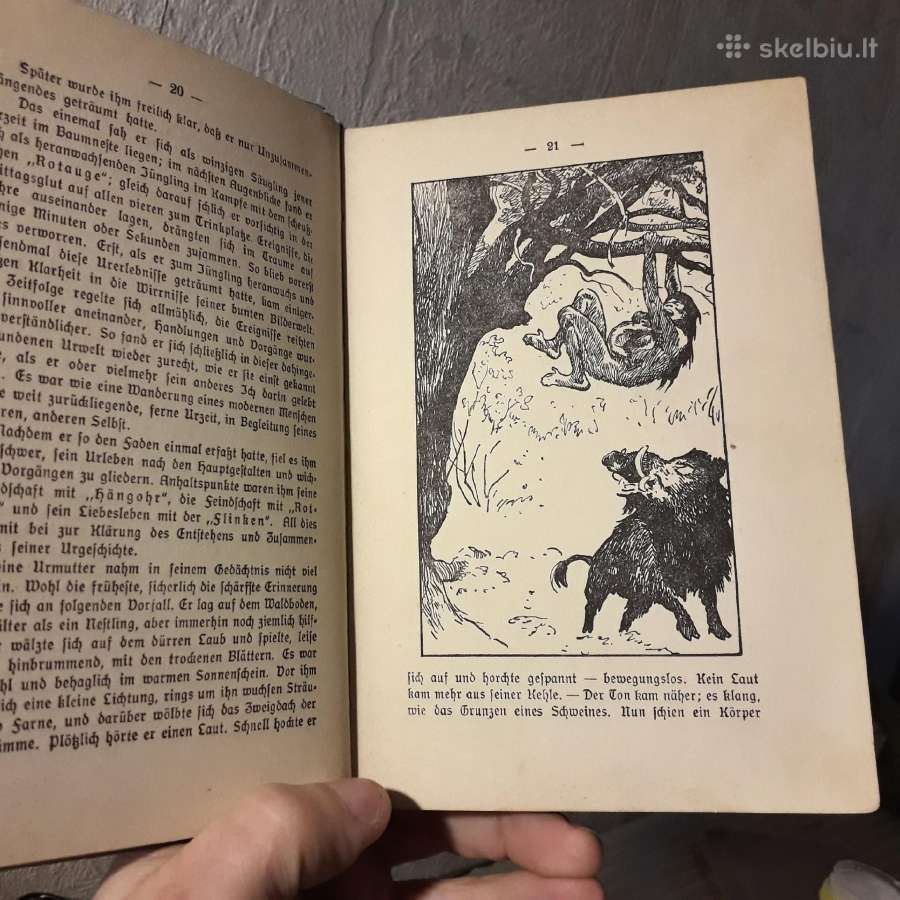 Jack London "Vor Adam" Stuttgart 1915 jahre - nuotraukos Nr. 5