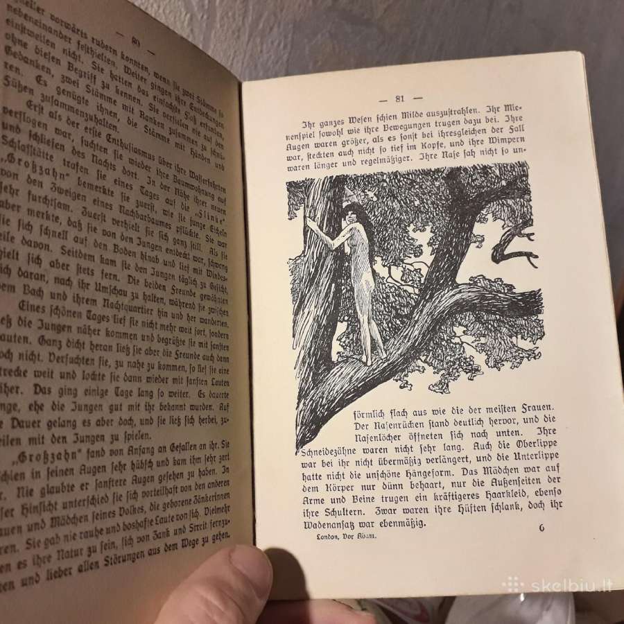 Jack London "Vor Adam" Stuttgart 1915 jahre - nuotraukos Nr. 6