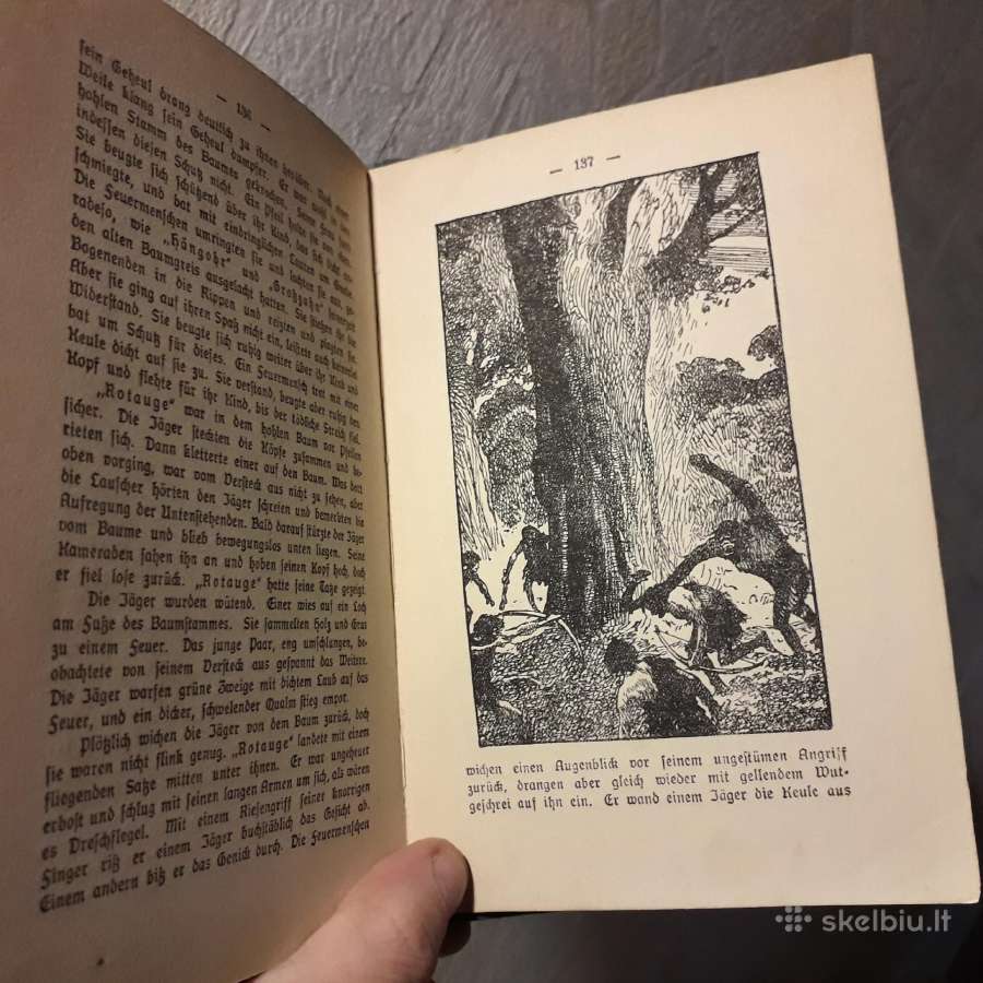 Jack London "Vor Adam" Stuttgart 1915 jahre - nuotraukos Nr. 7