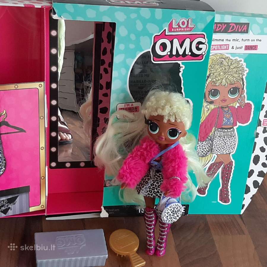 Lėlė lol omg lady diva su dėže - nuotraukos Nr. 4