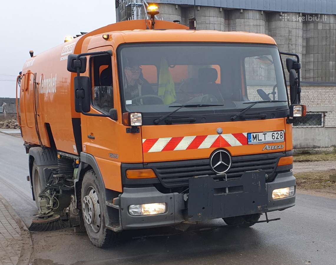 Šlavimas vakuumine šlavimo mašina