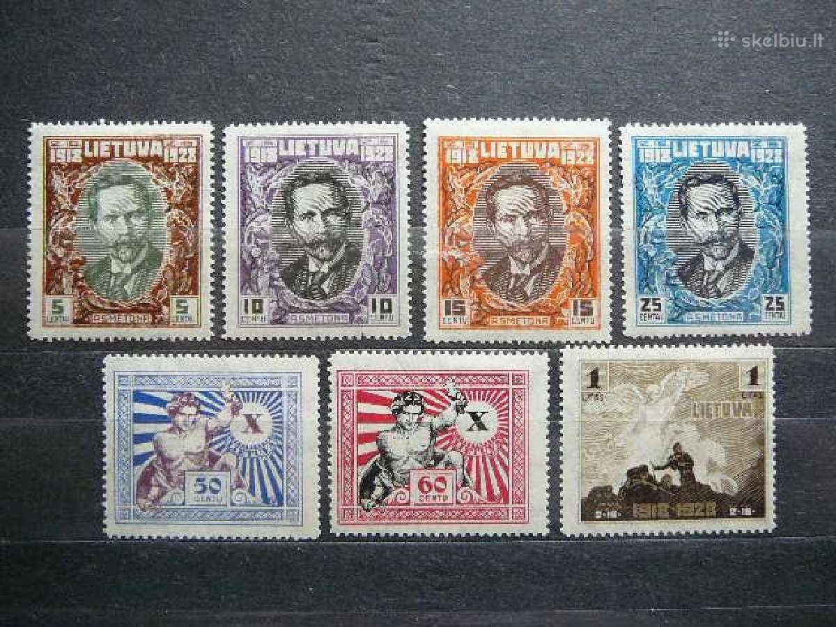 Lietuva 1928 svarus lit281/7sd