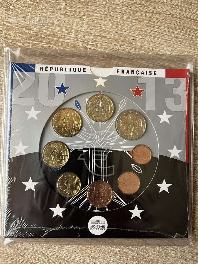 Prancūzija 2013. Oficial. bankinis euro monetų rin
