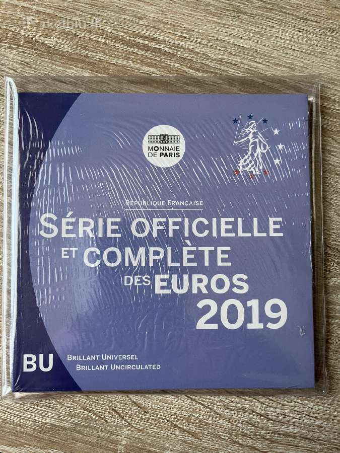 Prancūzija 2019.oficialus bankinis euro monetų rin