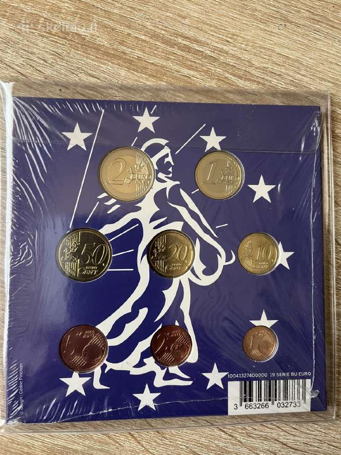 Prancūzija 2019.oficialus bankinis euro monetų rin - nuotraukos Nr. 2