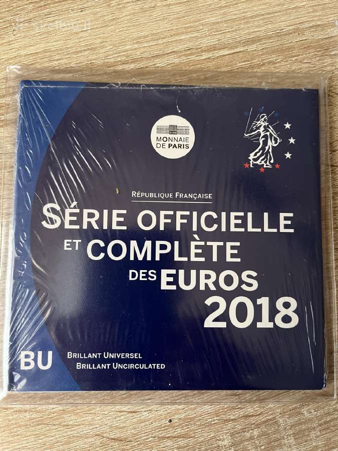 Prancūzija 2018.oficialus bankinis euro monetų rin