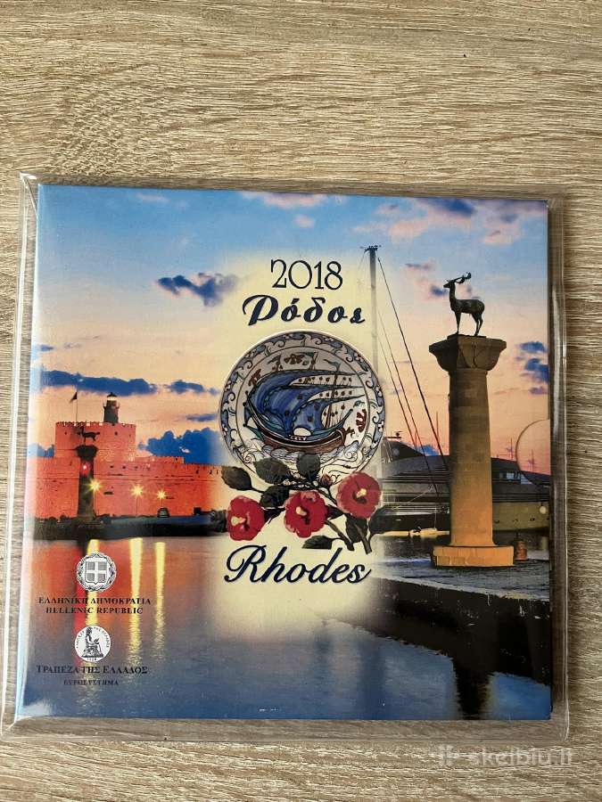 Graikija 2018.oficialus euro monetų rinkinys