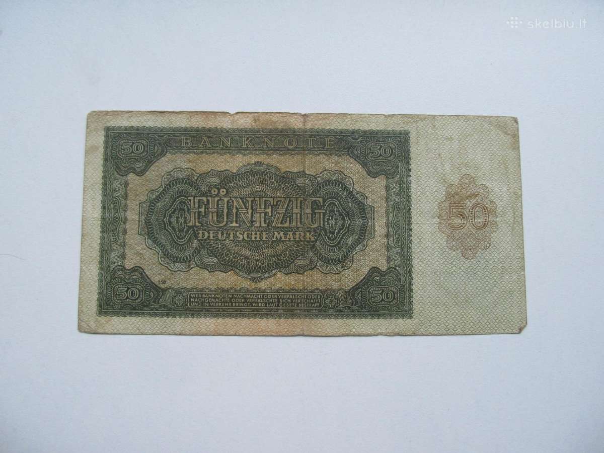 50 mark , Vokietija , 1948 - nuotraukos Nr. 2