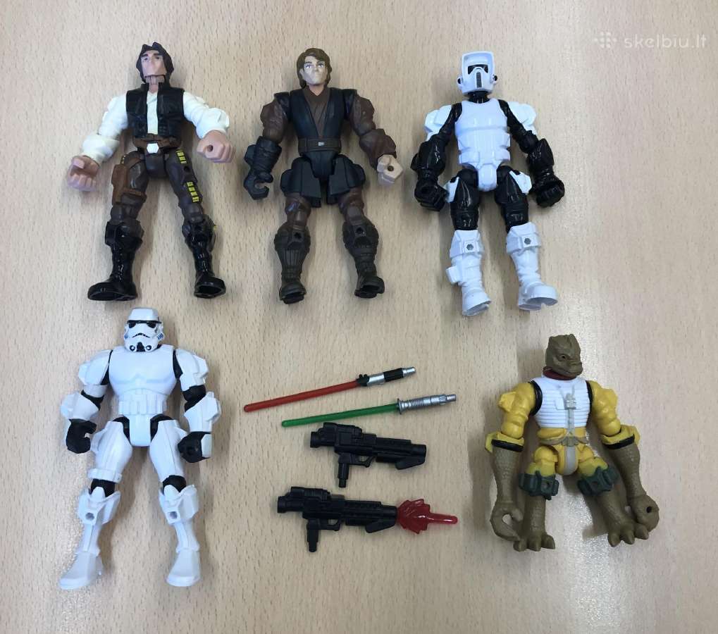Penkios Star Wars personažų figūrėlės iš Mashers - nuotraukos Nr. 13