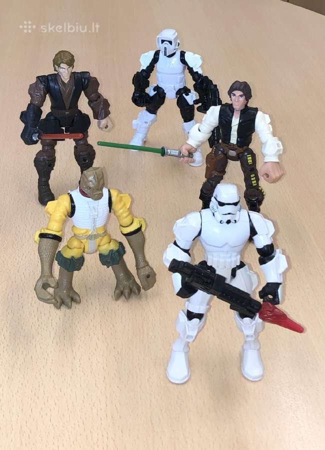 Penkios Star Wars personažų figūrėlės iš Mashers - nuotraukos Nr. 2