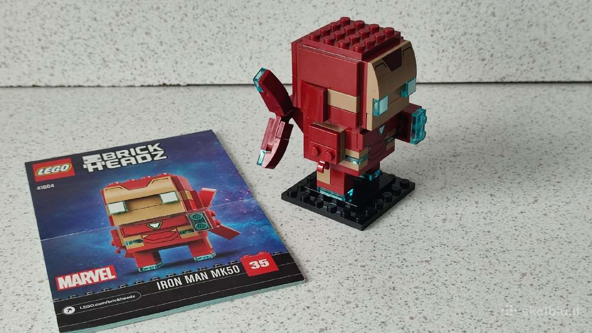 Lego Brick Headz 41604 Iron Man Mk 50 - nuotraukos Nr. 2