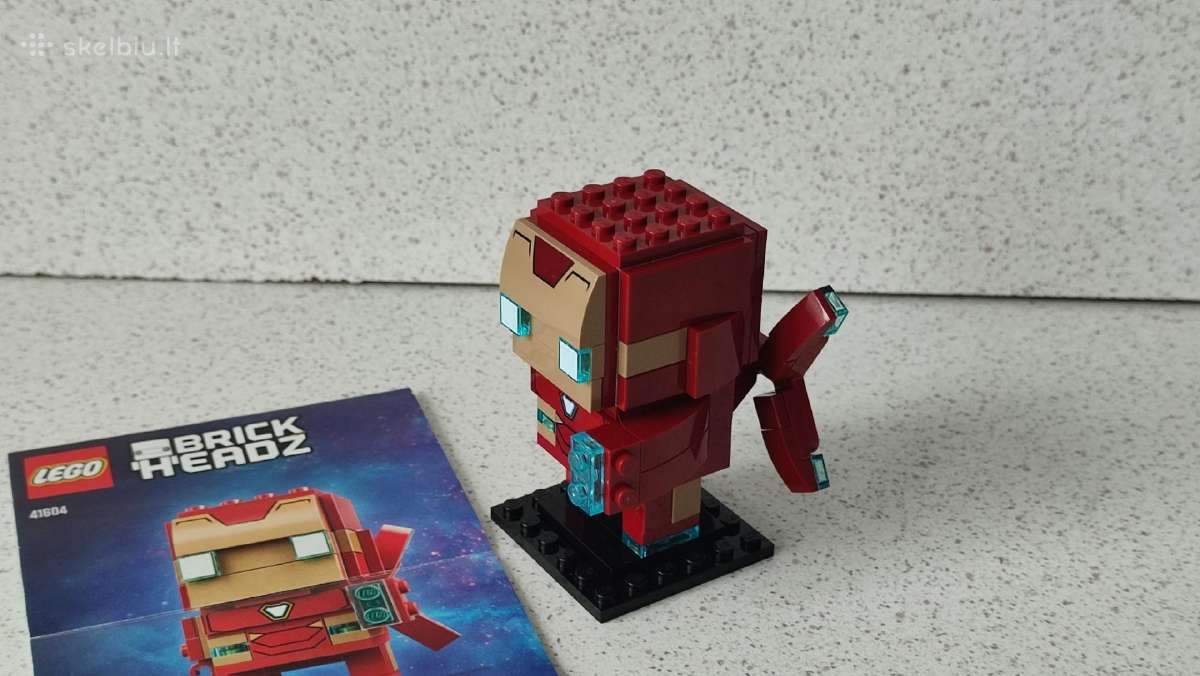 Lego Brick Headz 41604 Iron Man Mk 50 - nuotraukos Nr. 3