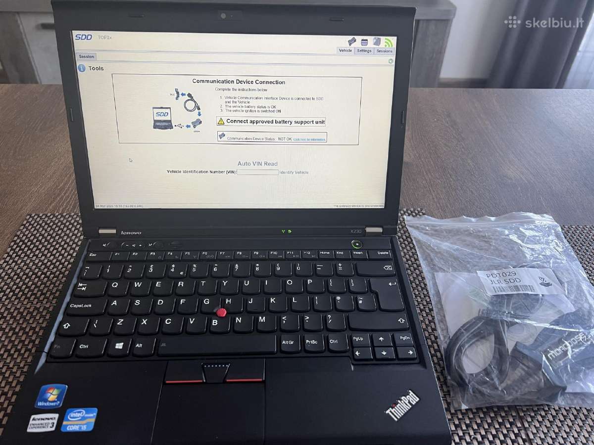 Jaguar+land Rover SDD Mongoose Diagnostika+lenovo - nuotraukos Nr. 3