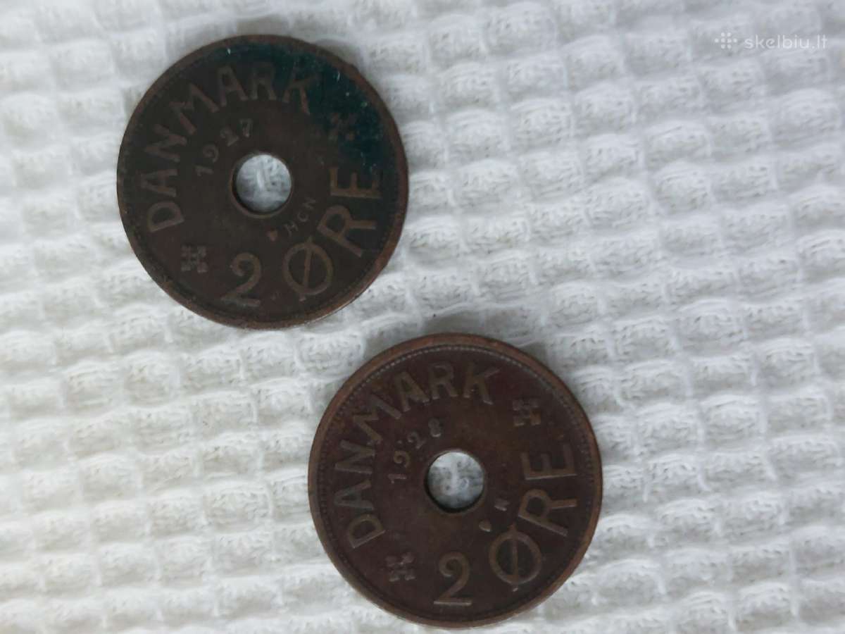 Parduodu monetos 1927-1928 m. Danija / Denmark . - nuotraukos Nr. 5
