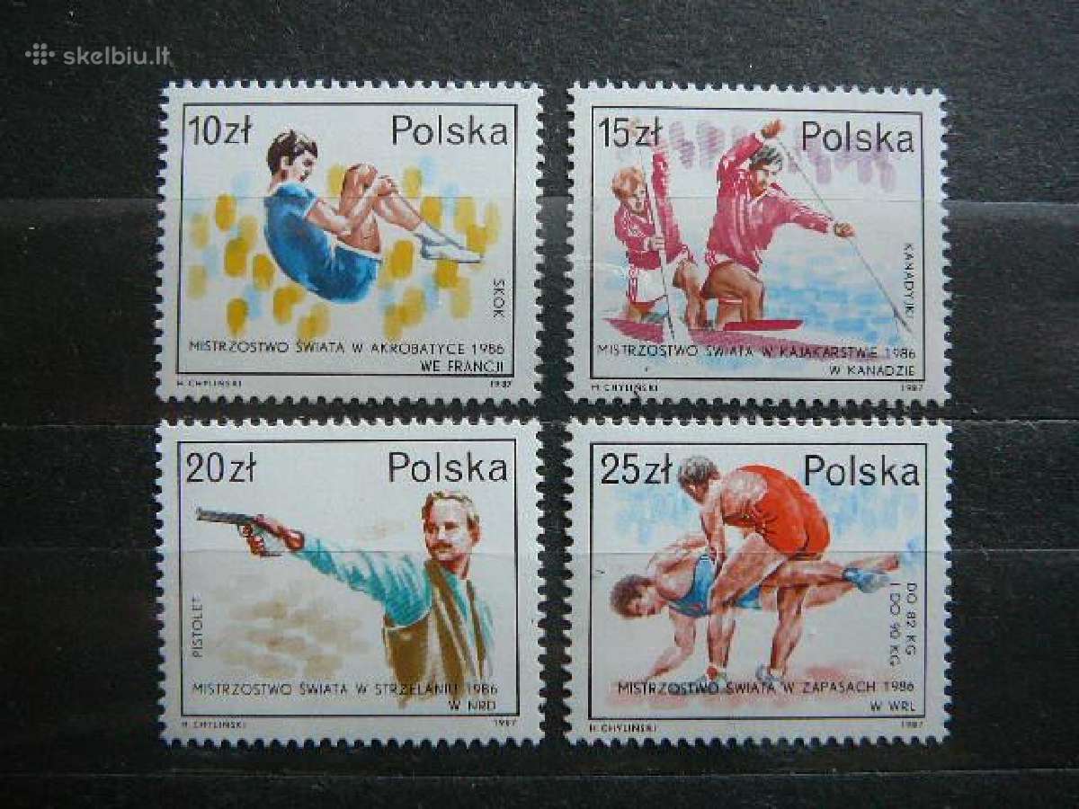 Sportas Lenkija 1987 lk3118s