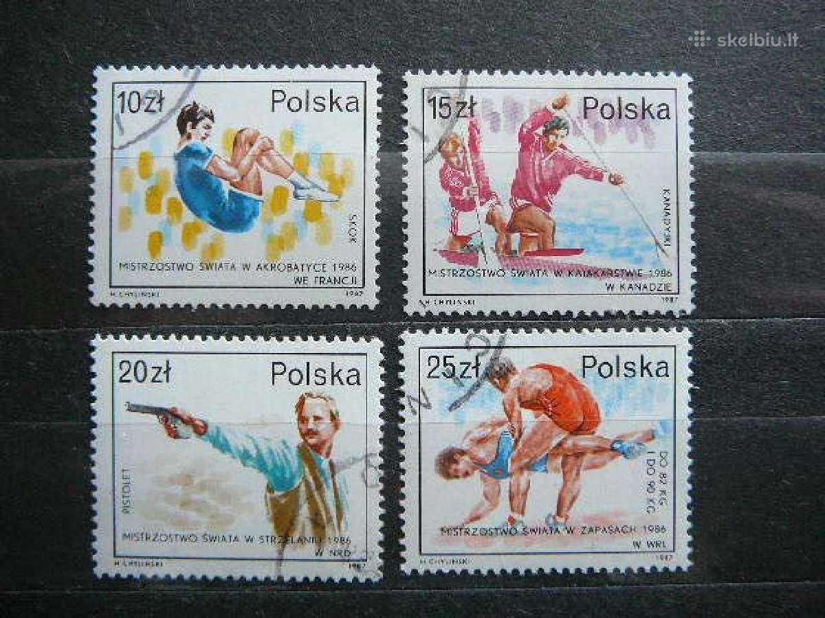 Sportas Lenkija 1987 lk3118a