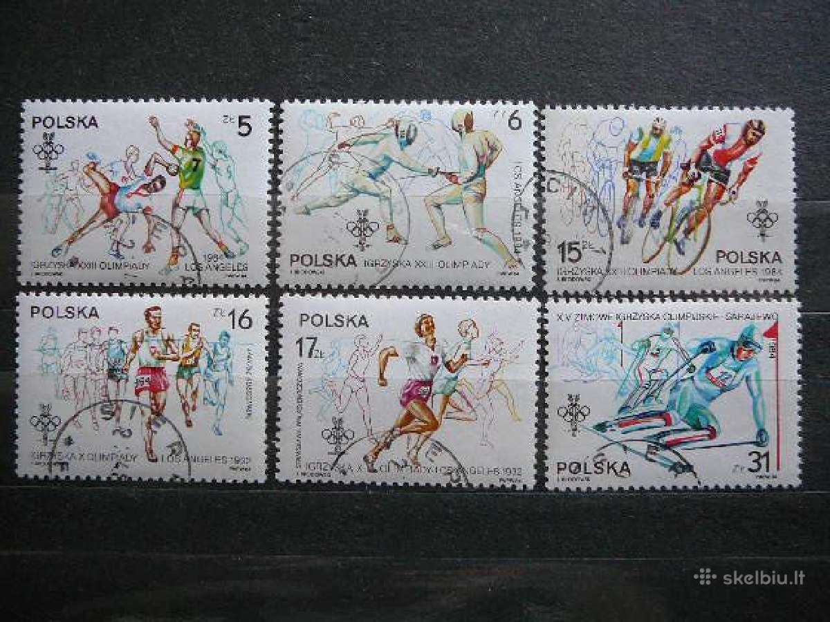 Olimpines vasaros ziemos Lenkija 1984 lk2913a