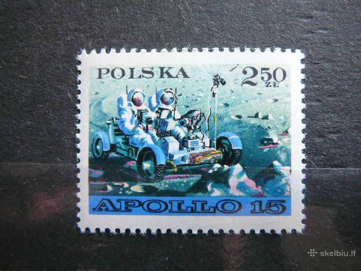 Kosmosas Apollo 15 Lenkija 1971 lk2123s