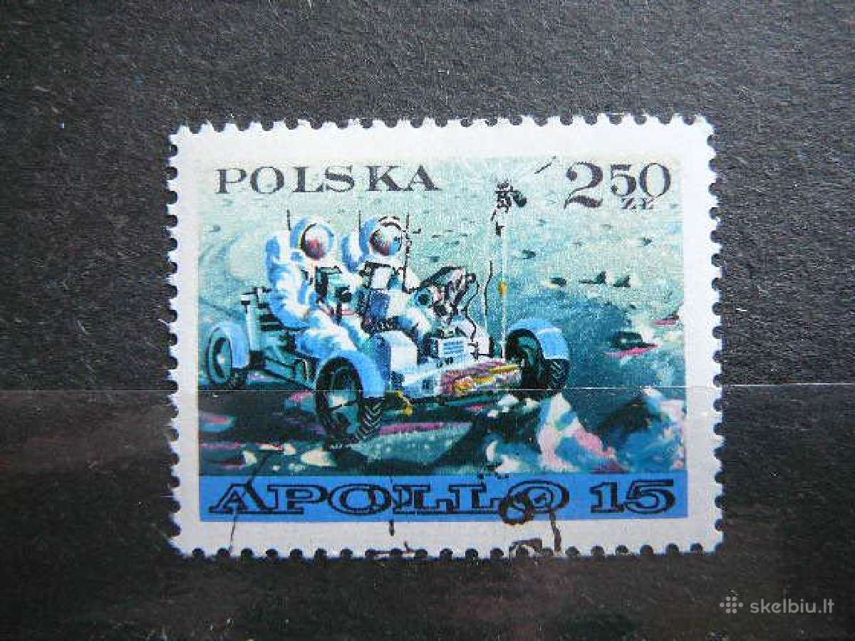 Kosmosas Apollo 15 Lenkija 1971 lk2123a