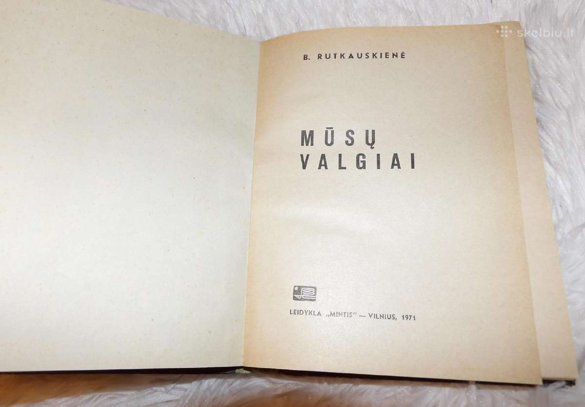 Maisto gaminimo knyga "Mūsų valgiai" 1971 m. - nuotraukos Nr. 2