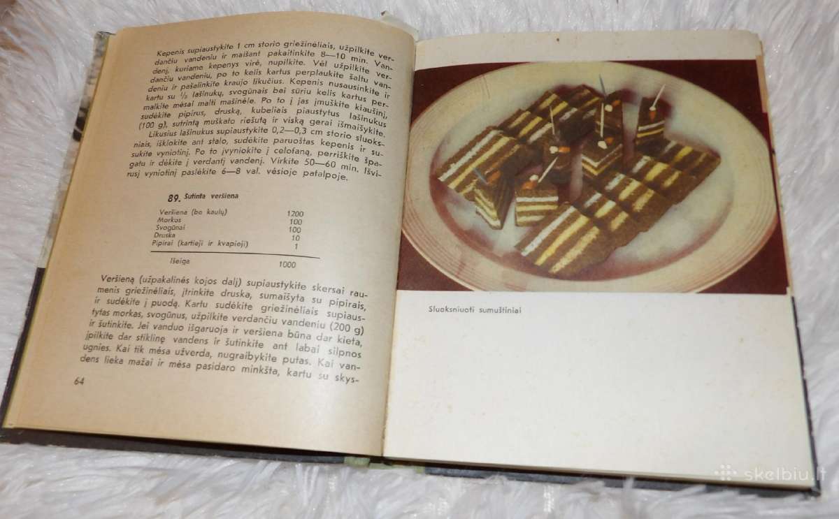 Maisto gaminimo knyga "Mūsų valgiai" 1971 m. - nuotraukos Nr. 3