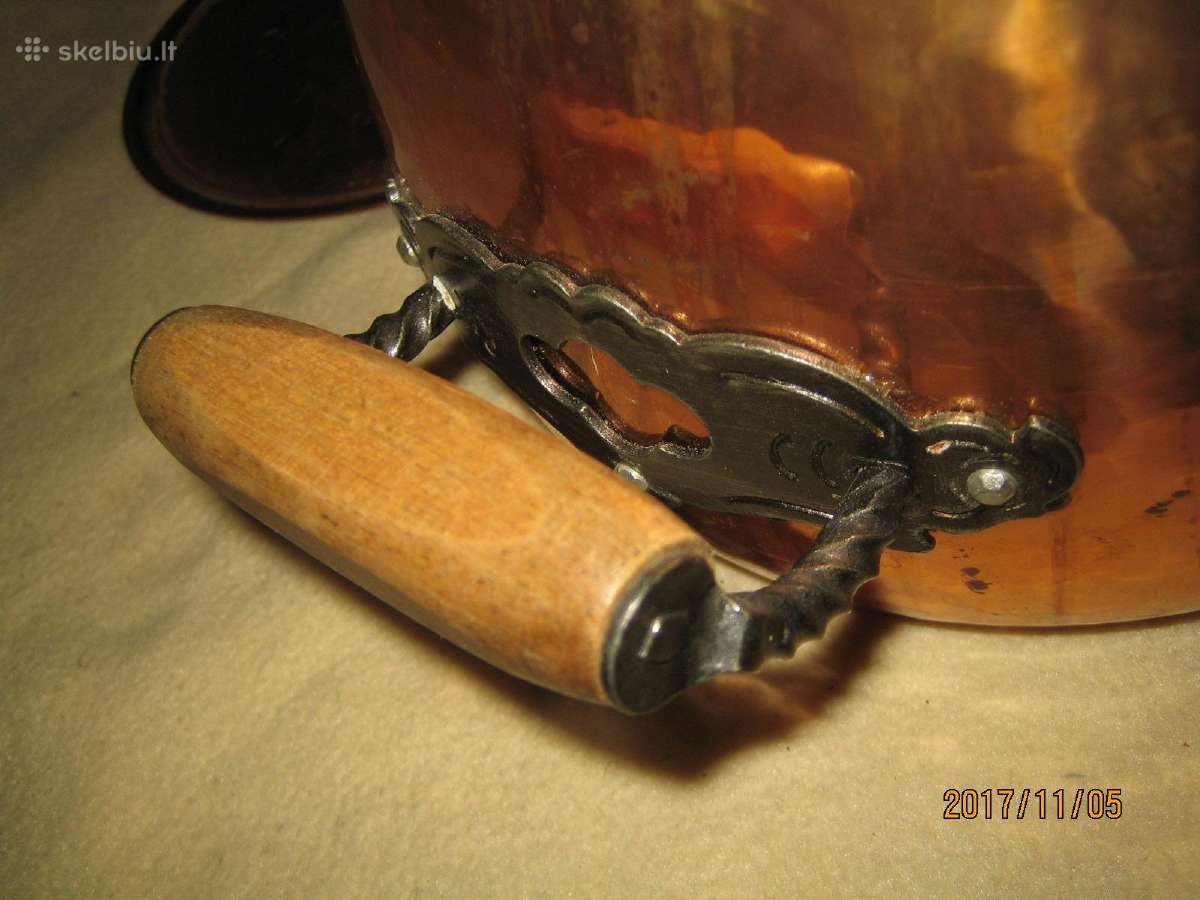 Vintažinis varinis „Swiss Made Stockli“ puodas - nuotraukos Nr. 15