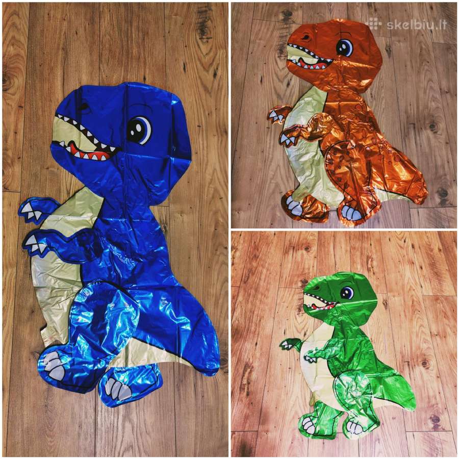 Stovinti balionas dinozauras 3D - nuotraukos Nr. 2