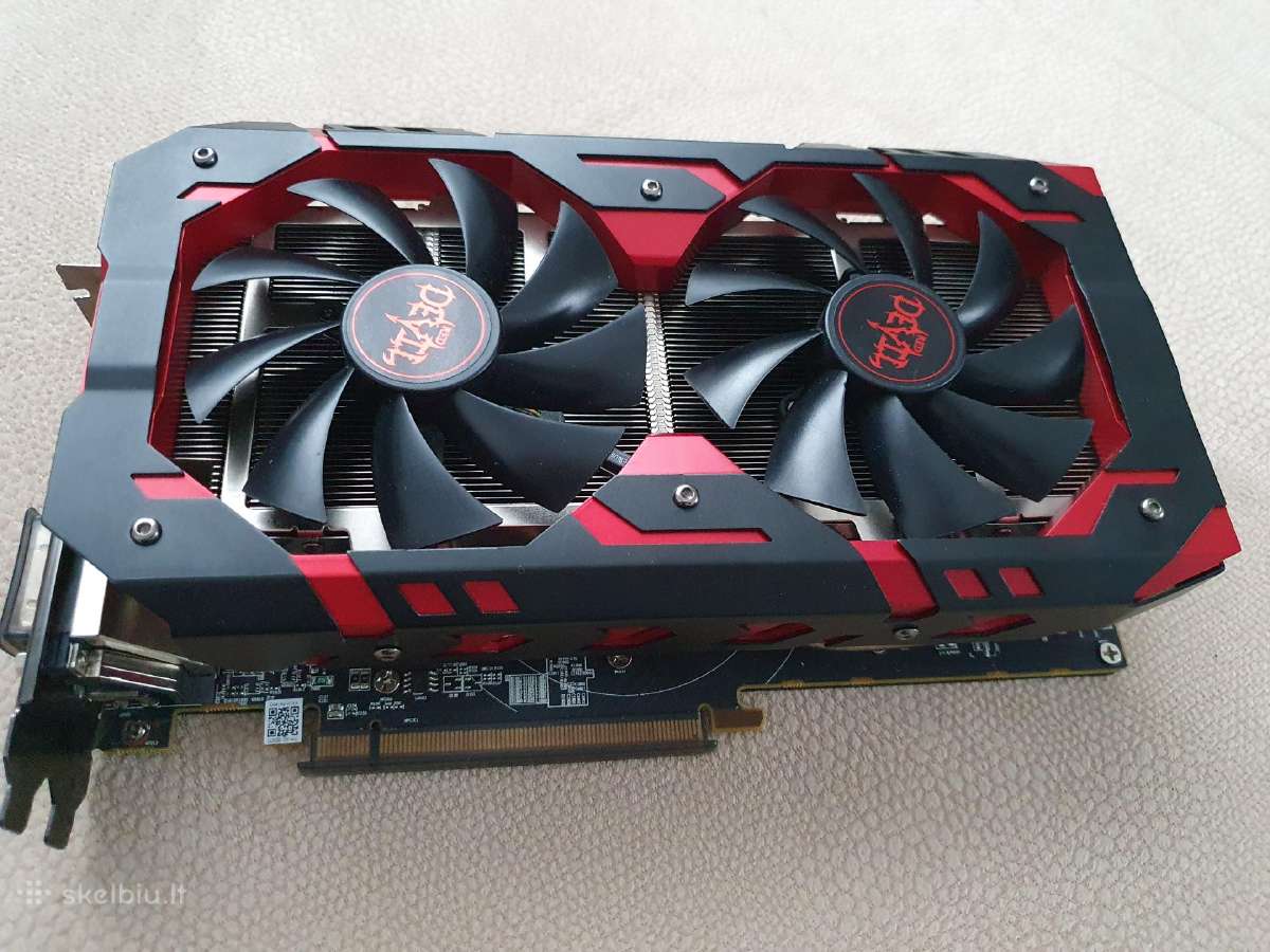 Red Devil Power Color Rx580 8gb kaina 100eur - nuotraukos Nr. 5