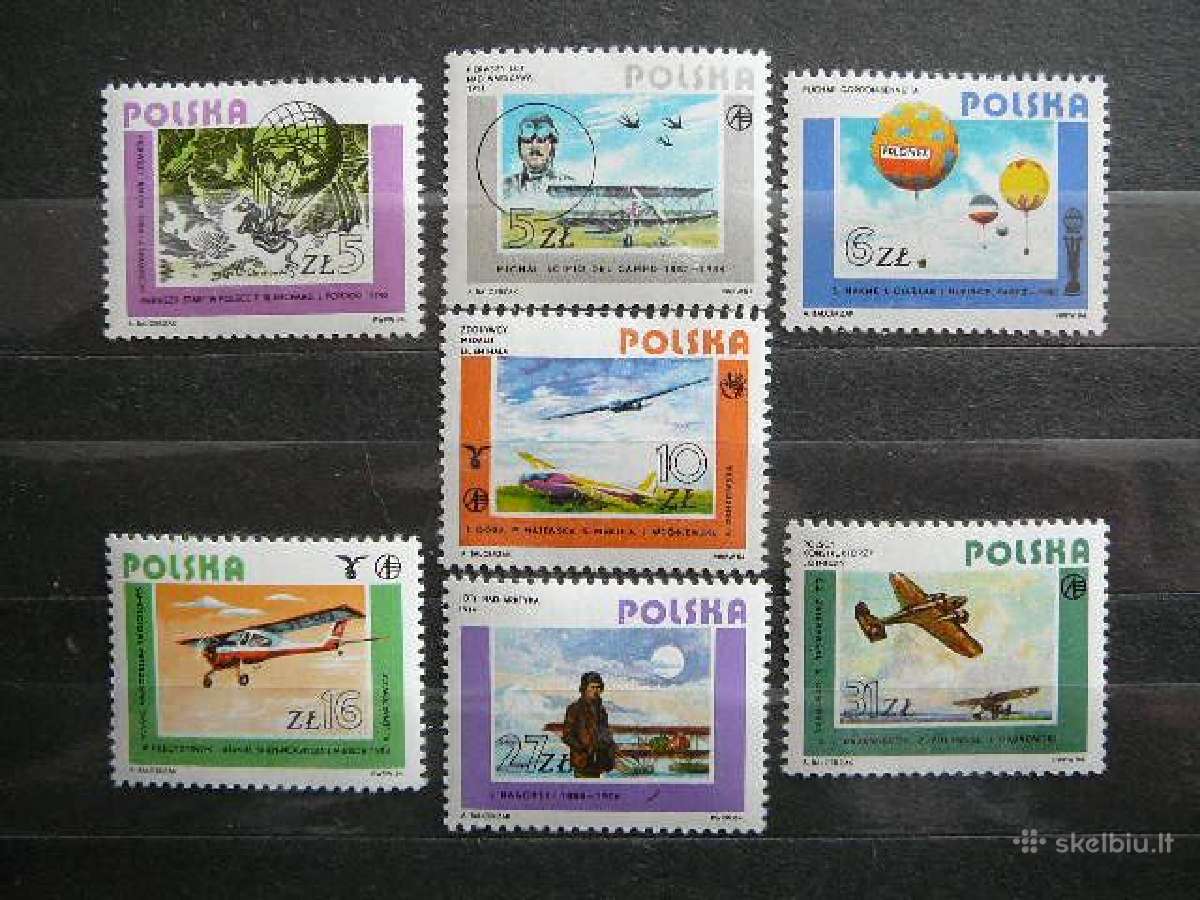 Lektuvai Balionai Lenkija 1984 lk2939s
