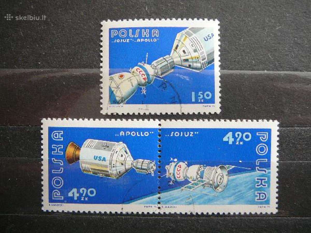 Kosmosas Apollo - Sojuz Lenkija 1975 lk2386a