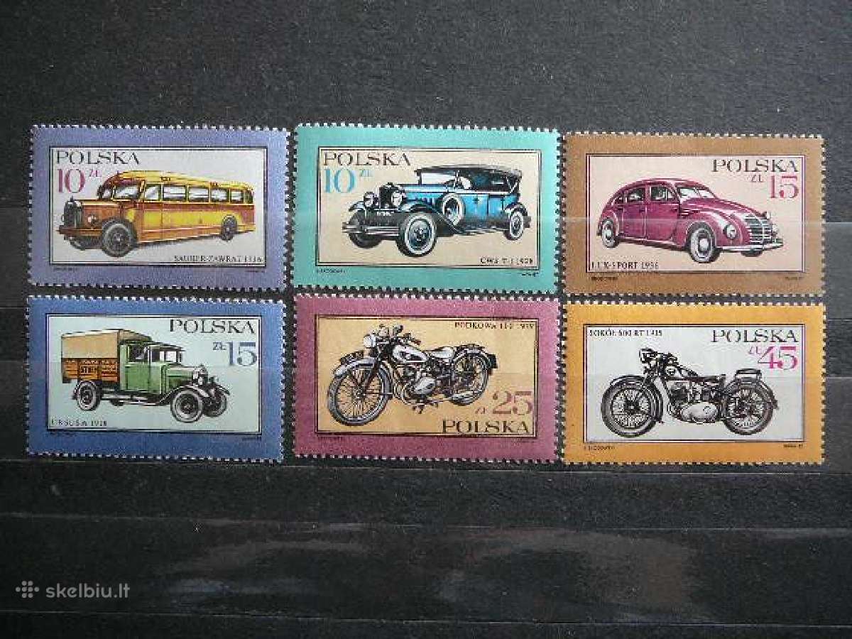 Automobiliai Motociklai Lenkija 1987 lk3092s