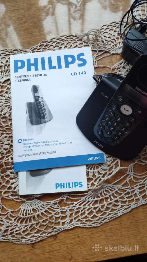 Skaitmeninis bevielis telefonas Philips - nuotraukos Nr. 3