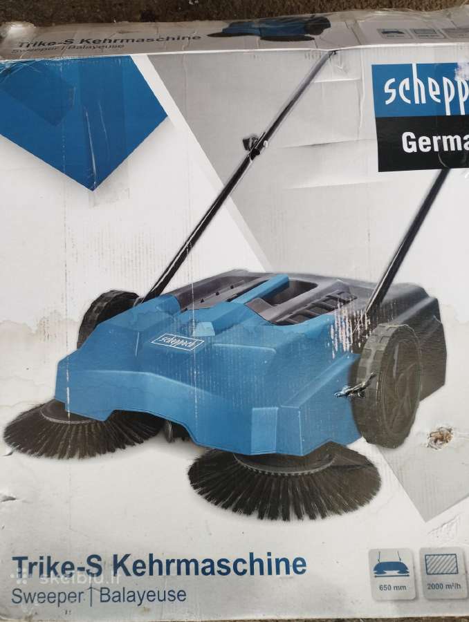 Mechaninė scheppach šluota