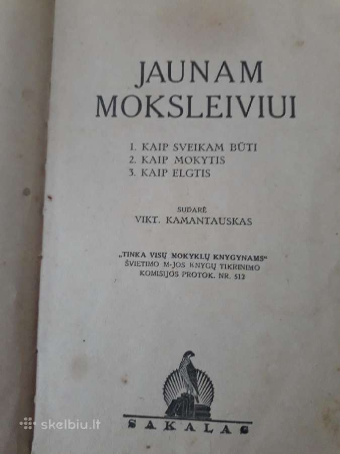 Antikvaras senos tarpukario knygos, 1936 m. - nuotraukos Nr. 3