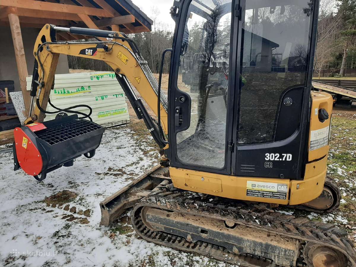 Mini ekskavatoriaus 3 t.kasimo grezimo darbai. - nuotraukos Nr. 7