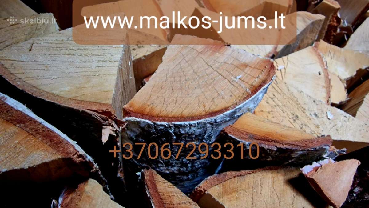 Malkos Vilniuje Sausos malkos kapotos malkos - nuotraukos Nr. 3
