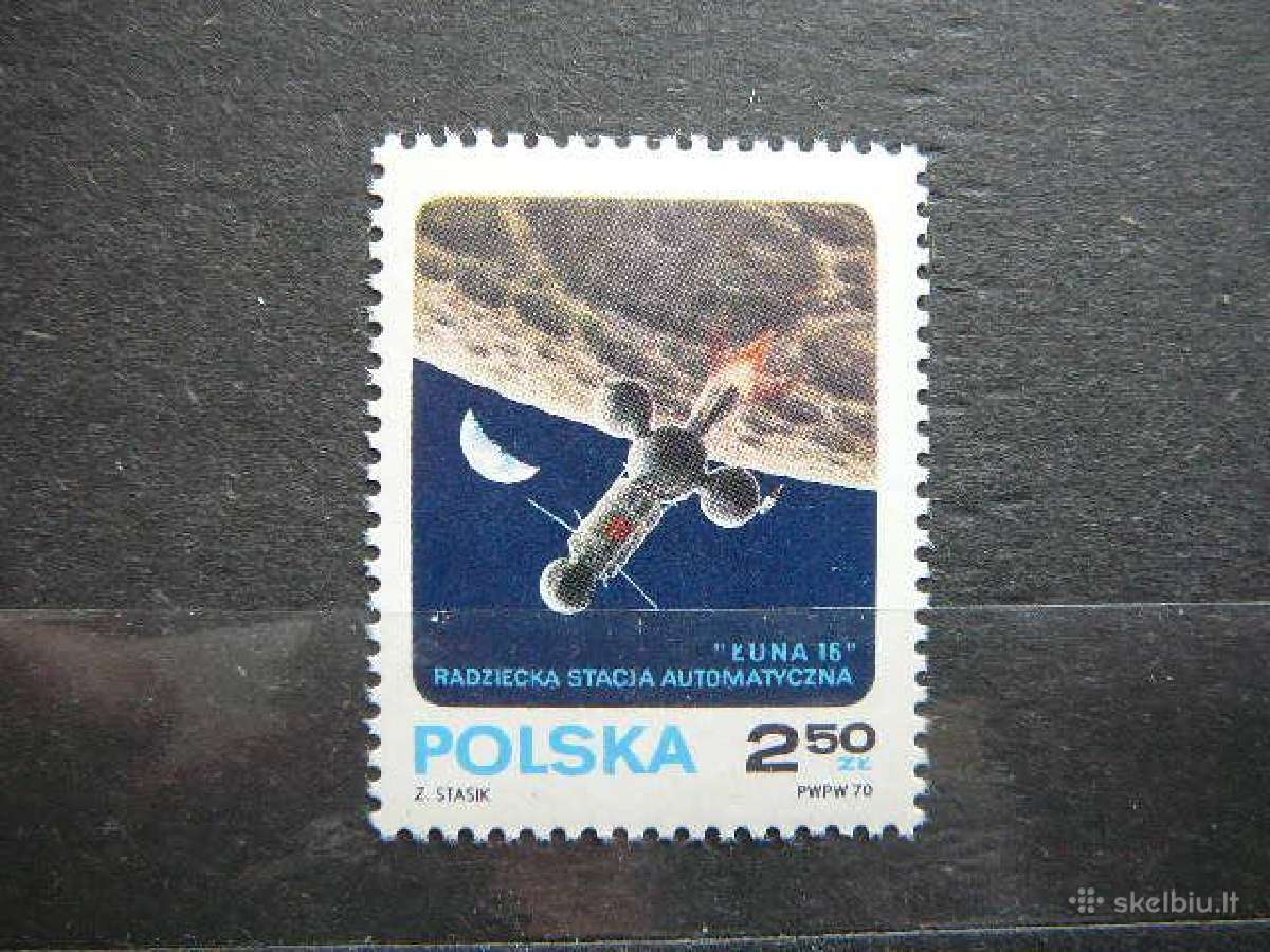 Kosmosas Lenkija 1970 lk2040s