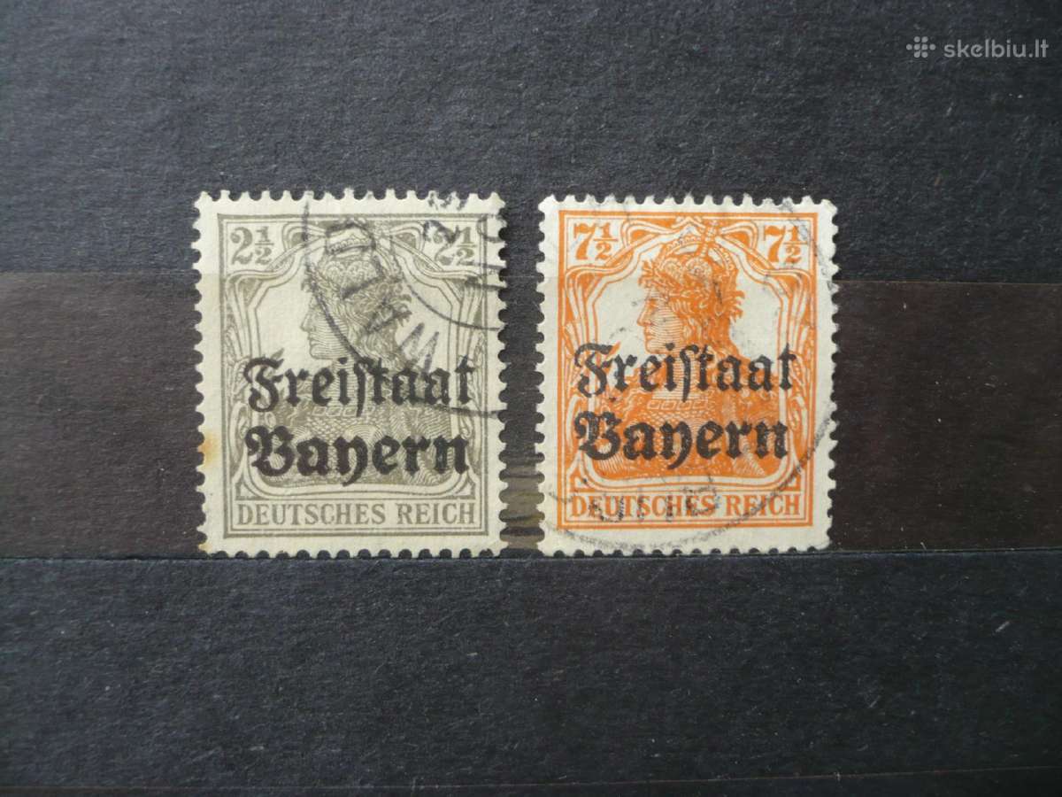 1919 m. Vokietijos imperijos pašto ženklai