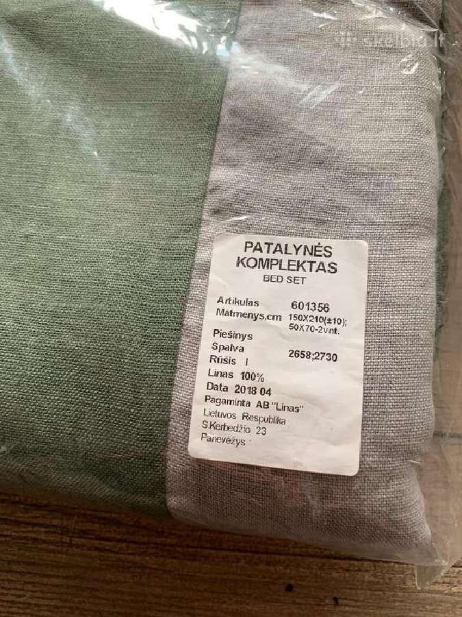 Lininis patalynės komplektas - nuotraukos Nr. 5