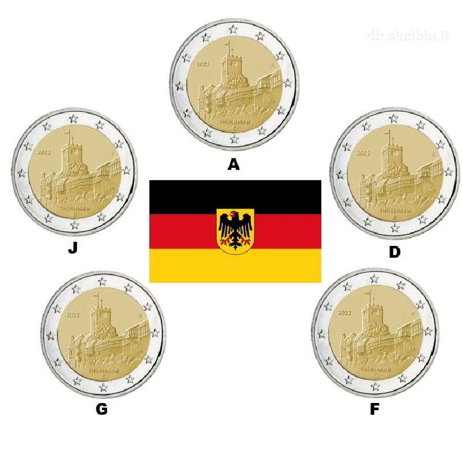 Vokietijos proginės euro monetos - nuotraukos Nr. 32