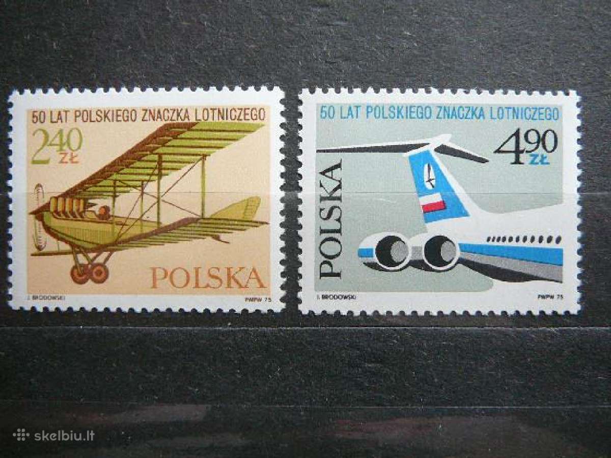 Lektuvai Lenkija 1975 lk2398s