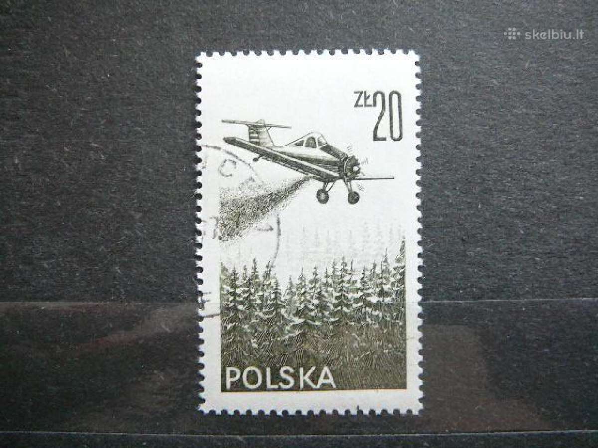 Lektuvai Lenkija 1977 lk2484a