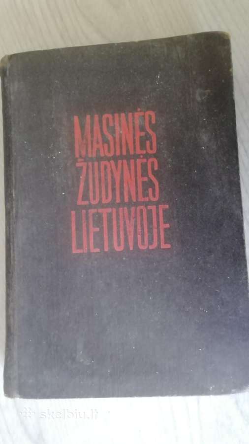 Knyga masines žudynes lietuvoje