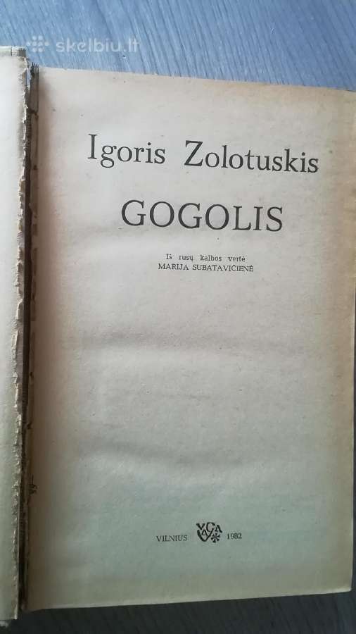 Gogolis Igoris Zolotuskis 1982 m. - nuotraukos Nr. 2