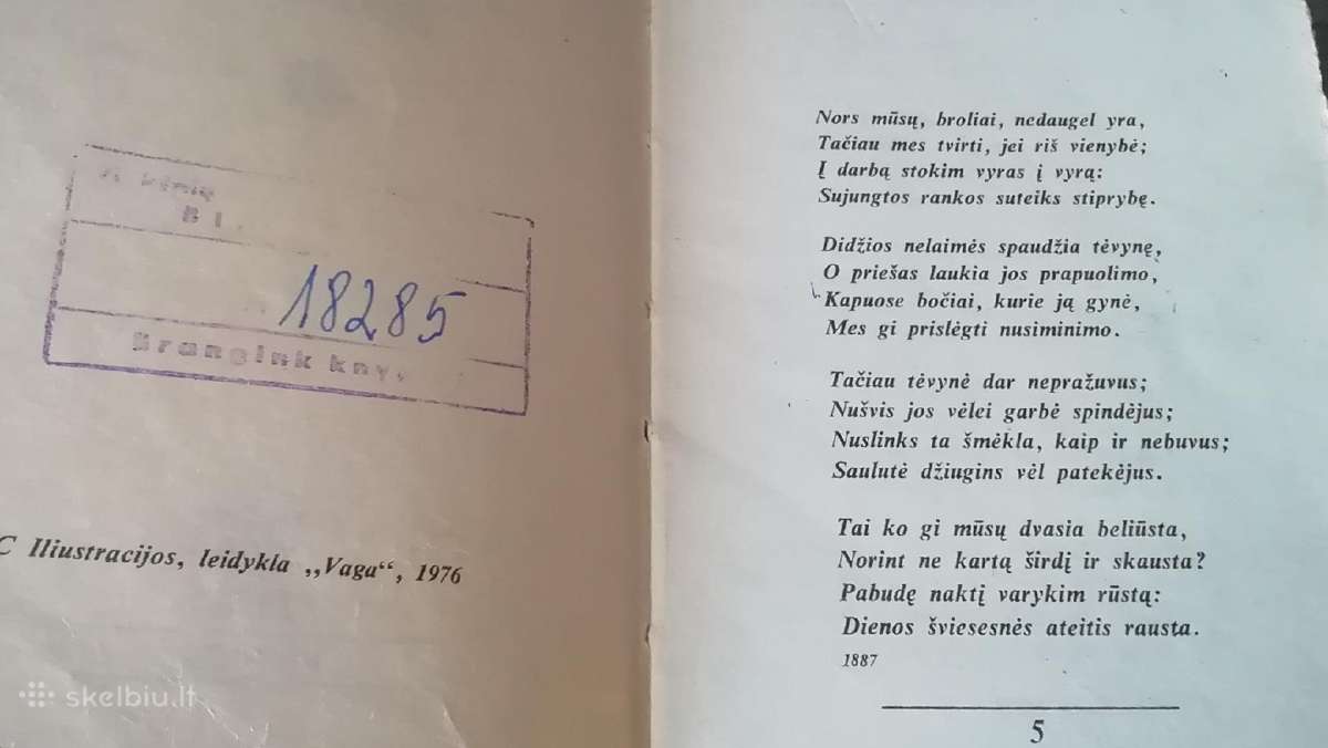 Maironis Pavasario Balsai 1976 - nuotraukos Nr. 2