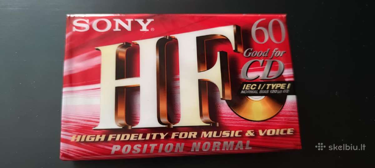 Parduodama Sony kasetė C-60hfc. - nuotraukos Nr. 2