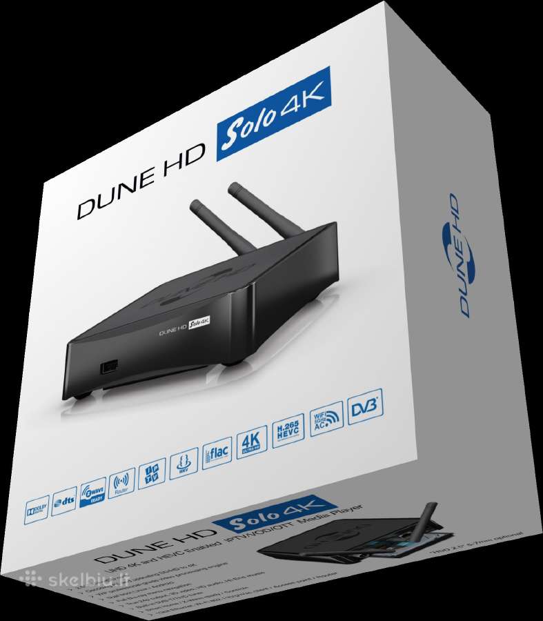 Dune Pro 8k Plus + R3 remote media grotuvas naujas - nuotraukos Nr. 7