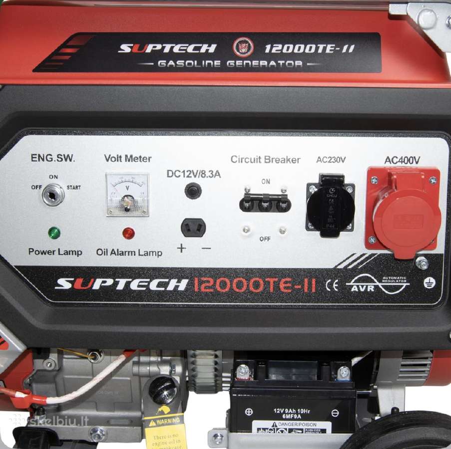 Generatorius Suptech 12000teii (trifazis) 10kw - nuotraukos Nr. 3