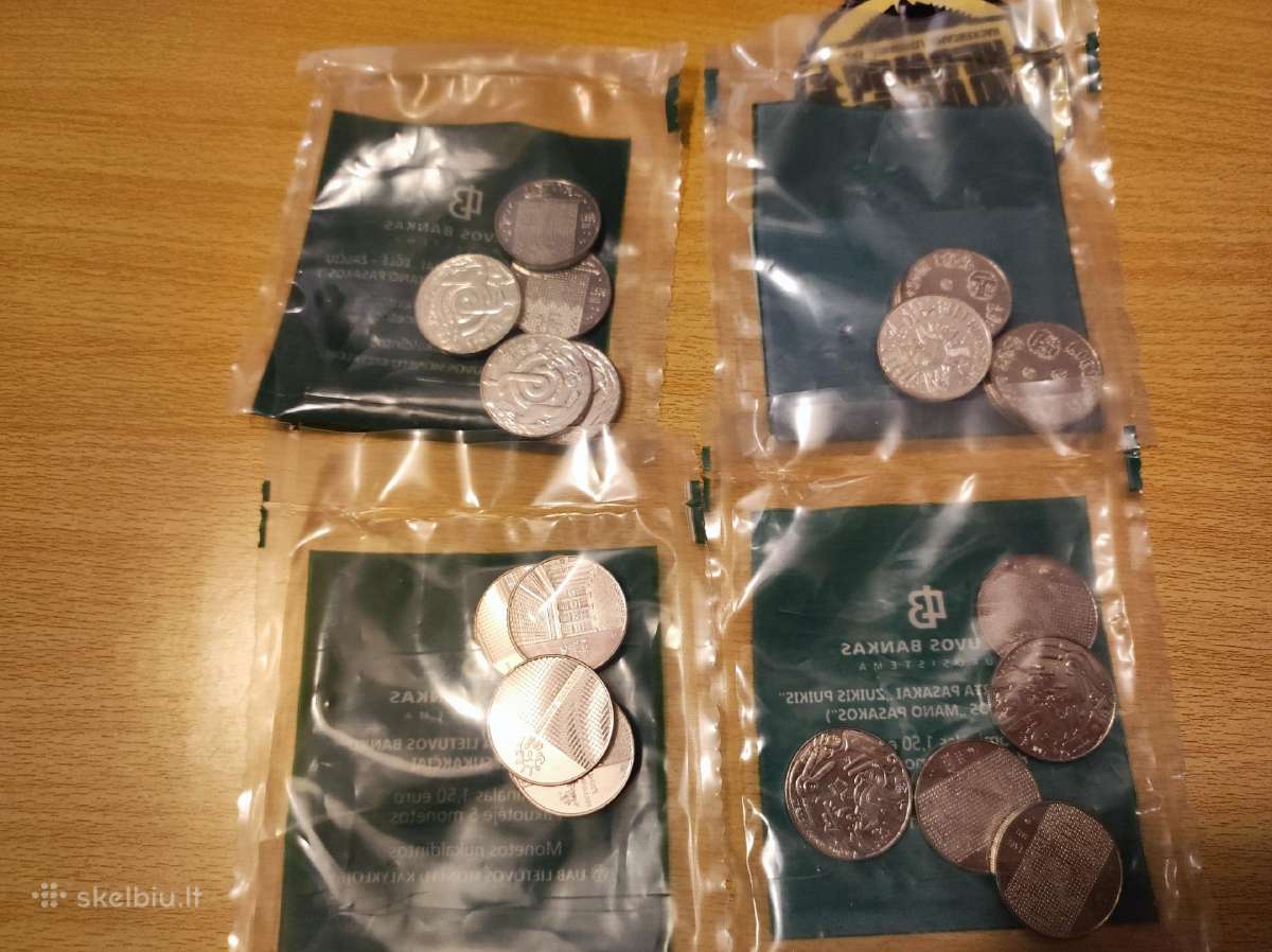 1.5 eurų monetos maišeliais - nuotraukos Nr. 2