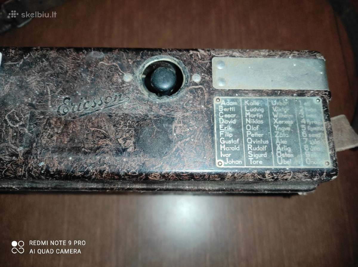 Militaristika švedų telefonas - nuotraukos Nr. 2